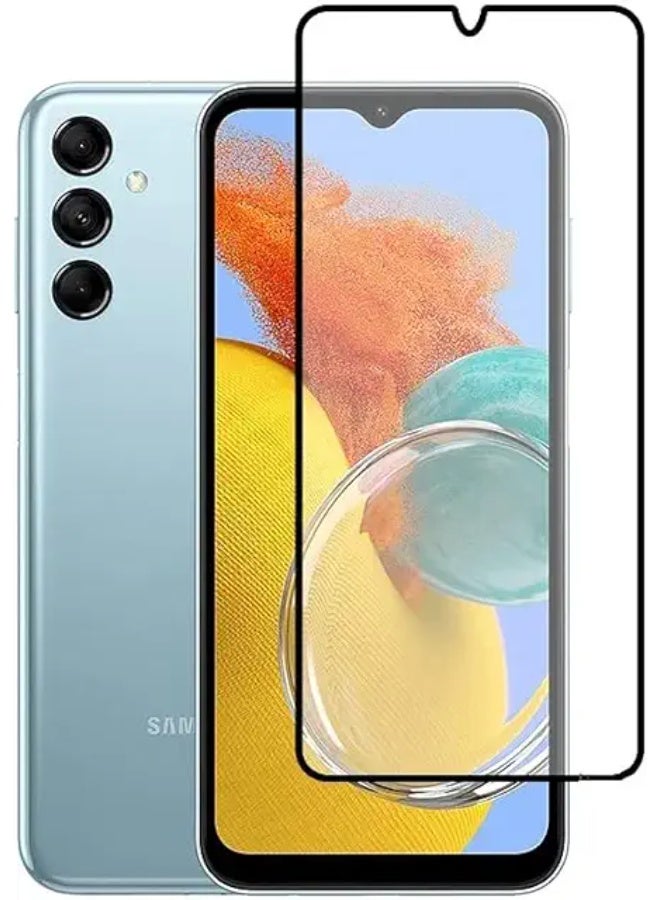 Screen Protector For Samsung  Galaxy M14 , 5D Tempered Glass Protector 9H Hardness, Bubble Free, HD Clear Samsung Galaxy M14 Screen Protector